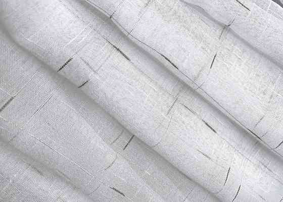 Тюль VR-Textil 1210т Івонна Льон Білий з бронзовим вкрапленням 500х250 см (43-061) Київ