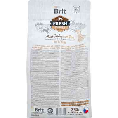 Сухий корм для собак Brit Fresh Turkey/Pea Light Fit and Slim Adult 2.5 кг (8595602530809) Вінниця