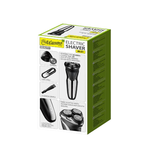Електробритва акумуляторна 3,7W 600 mAh MR-673 Maestro Житомир - фото 6