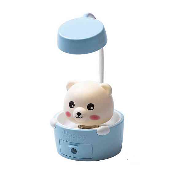 Детская настольная лампа высота 27 см светильник с точилкой для карандашей HP12268B Киев