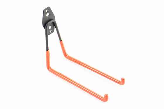 Кріплення велосипеда за раму до стіни, чорно-червоне AFT-31 без дюбелів Київ