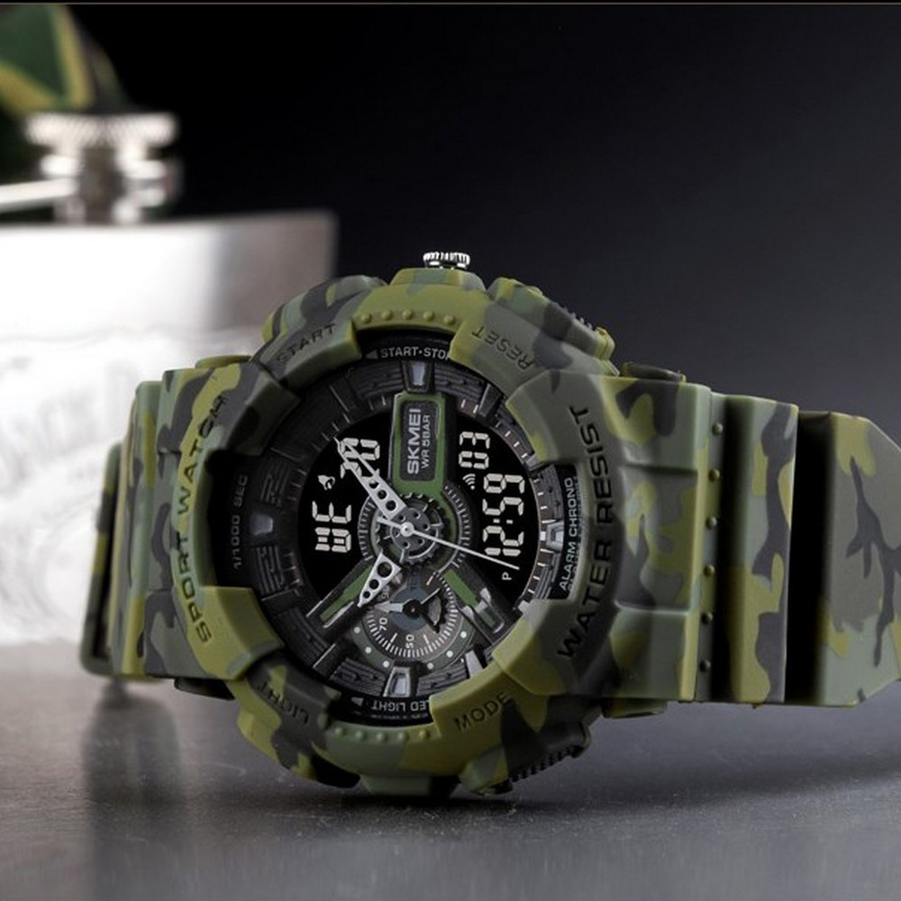 Skmei 1688 Green-Black Military SBR Київ - фото 2