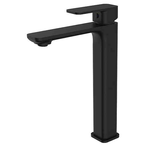 Змішувач для умивальника високий IMPRESE BILOVEC чорний матовий Київ