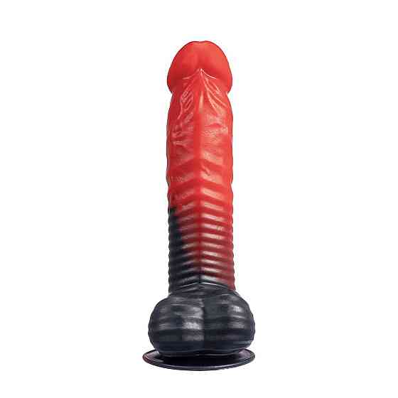 Фалоімітатор SilexD Fantasy Liquid Silicone Devil 8in Red Sex Aura Київ