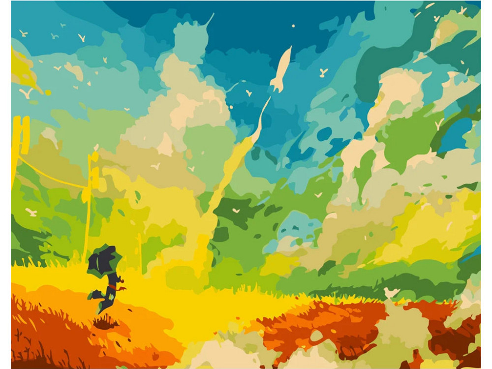 Набір для розпису по номерах Мрійливість Strateg розміром 40х50 см (GS331), шт Киев - изображение 1