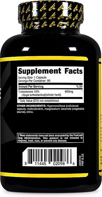 Туркестерон Primaforce Turkesterone, Ajuga Turkestanica, 600 mg, 90 Capsules Луцьк - фото 2