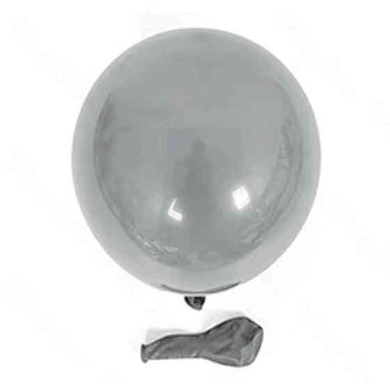 Кульки латексні сірий пастель 10" 25 см Київ