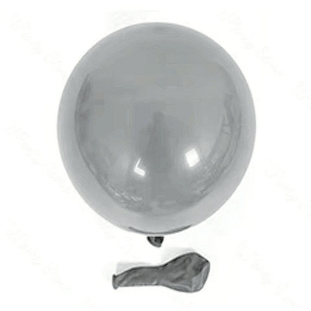 Шарики латексные серый пастель 10' 25см Киев - изображение 1