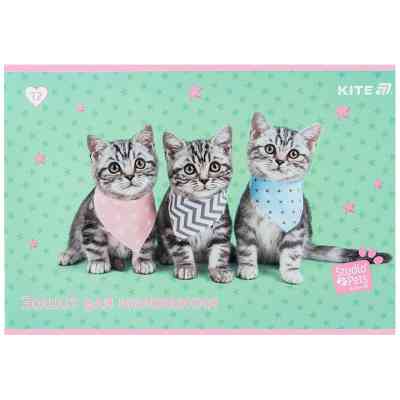 Альбом для рисования Kite Studio Pets, 12 листов (SP25-241) Винница