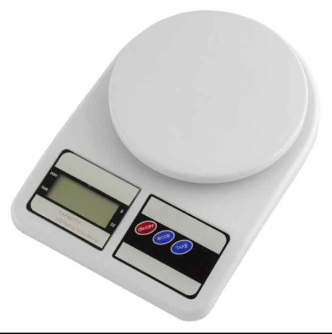 Кухонні ваги Domotec ACS MS-400, до 10 кг, функція тарування, точність 1 г, цифровий дисплей, пластик Одеса - фото 2