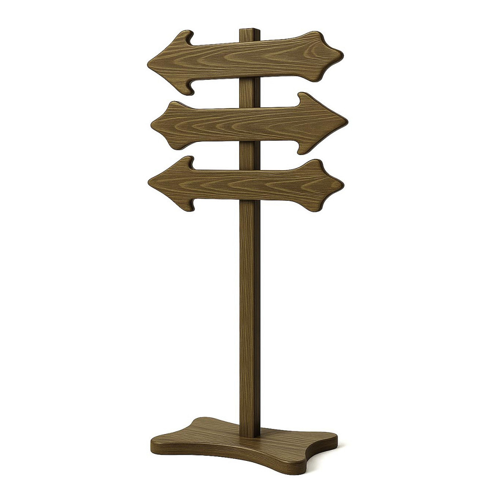 Підлогова стрілка-покажчик "Прімарія" палісандр Миколаїв - фото 1