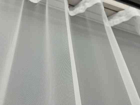 Тюль фатин з вишивкою колір білий з пудровим 1506т Київ