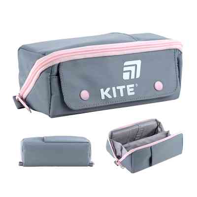 Пенал Kite 2702-1 сіро-рожевий (K25-2702-1) Винница