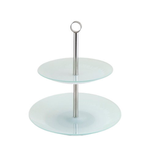 Фруктовниця двоярусна 20/25см скло Silver Base Luminarc Житомир - фото 1