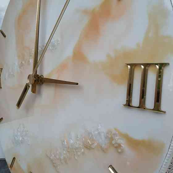 Часы настенные 40 см из эпоксидной смолы ручной работы Днепр