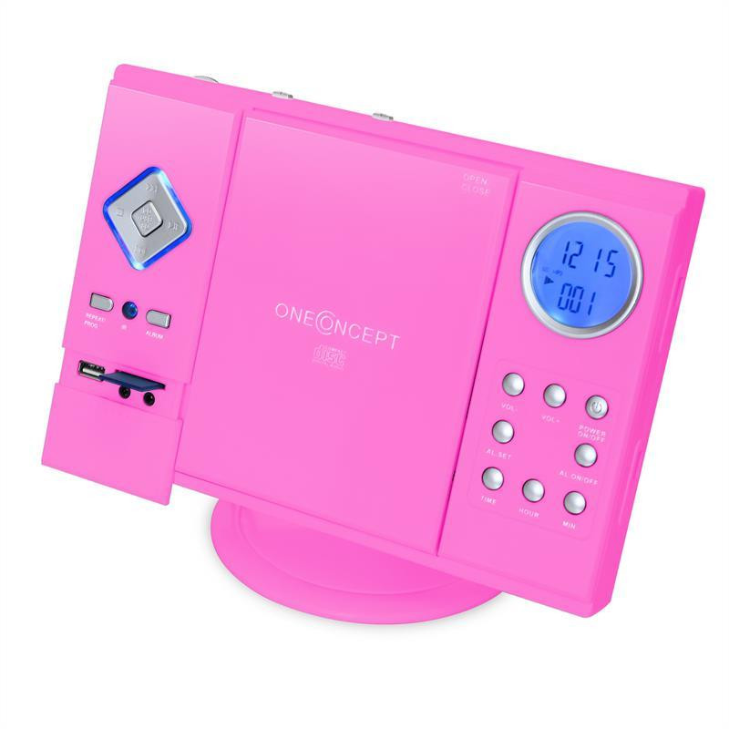 Стереосистема V-12 USB SD CD MP3 AUX FM рожевий Рожевий (Німеччина, читати опис) Рівне - фото 4