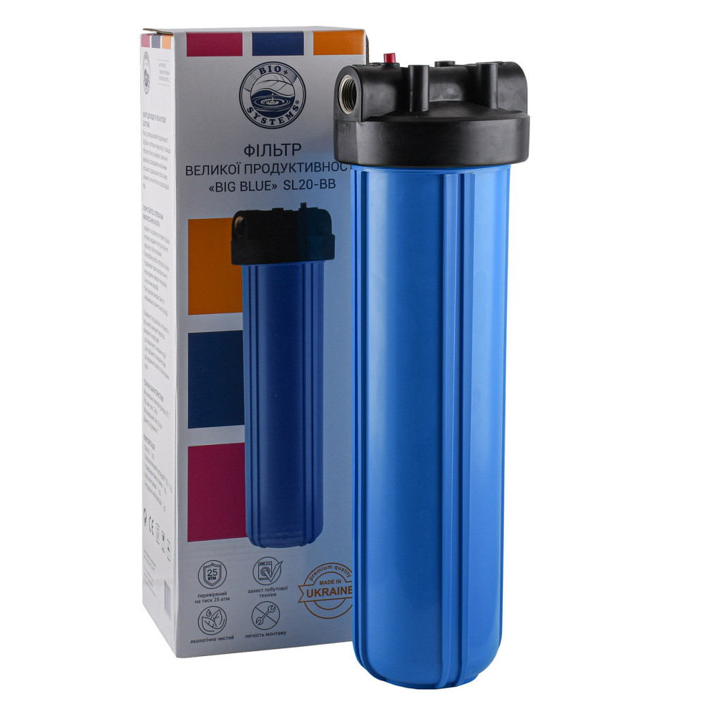 Фільтр-колба + ПП картридж Bio+ systems SL20-BB Big Blue 20|, 1| Київ - фото 2