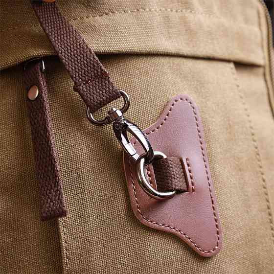 Вместительный рюкзак-трансформер в стиле милитари из плотного текстиля Оливковый (Vintage) Киев