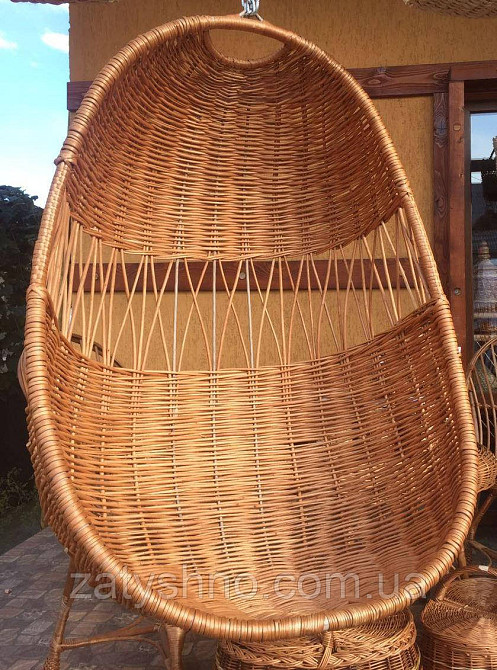 Кресло  кокон плетеное подвесное Киев - изображение 7