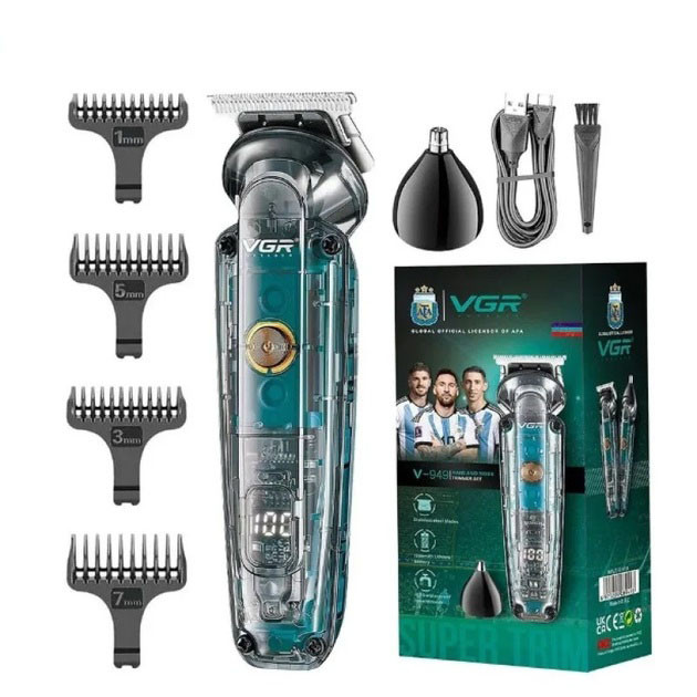 Машинка для стрижки волос с акамулятором VGR, Электрическая машинка с насадкой для бороды WF-79 Львов - изображение 7