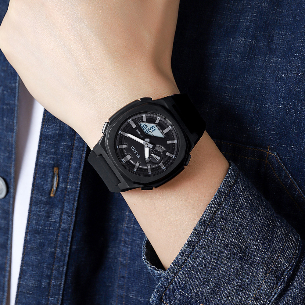 Skmei 2091BKGYWT Black-Grey White SBR Киев - изображение 3