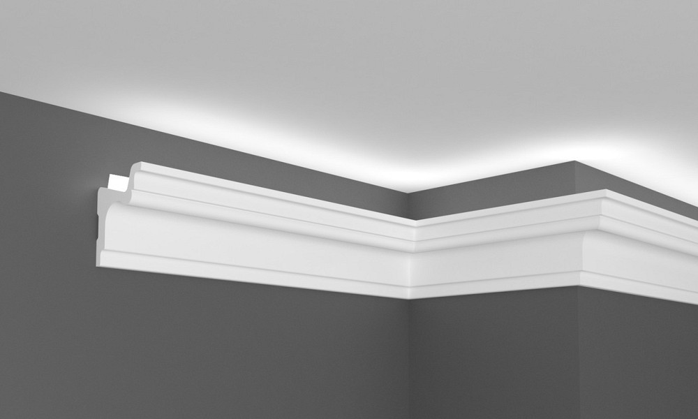 Карниз полиуретановый гладкий Gaudi Décor C 972 Днепр - изображение 1