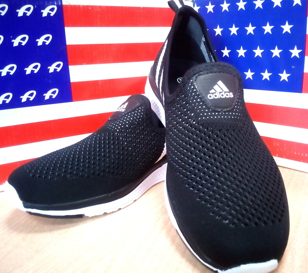 Женские Adidas Summer Liteчерные с белым Киев - изображение 3