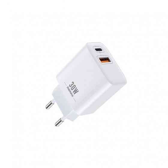 Сетевое зарядное устройство Remax Remine 30W PD+QC Белый (RP-U82) Киев