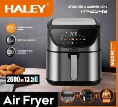 Мультипечі-аерогриль Haley HY-2549 2600Вт (13.5л), двотенальна аерофритюрниця з металу (8 програм, сенсор) Одеса