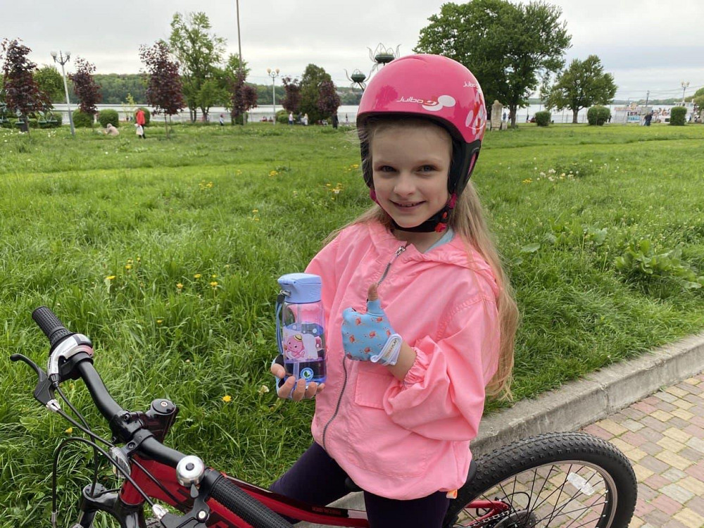 Велорукавички PowerPlay 001 Фламінго Блакитні 2XS (вік до 4 років) Луцьк - фото 5