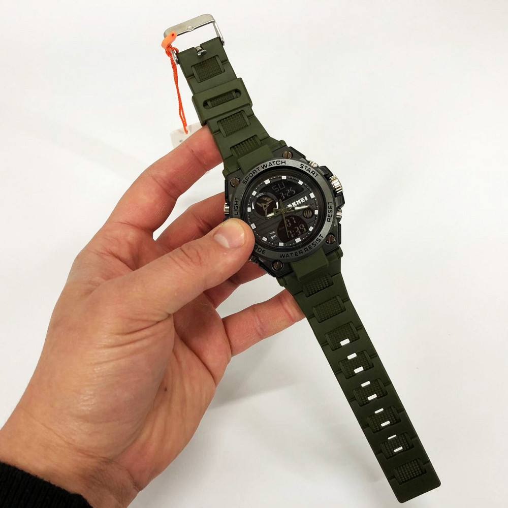 Военные часы для всу SKMEI, Военные часы с секундомером Тактические для ЗСУ YG-89 Львов - изображение 6