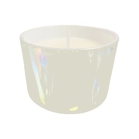 Свеча в чаше ручной работы в белом цвете Каменец-Подольский