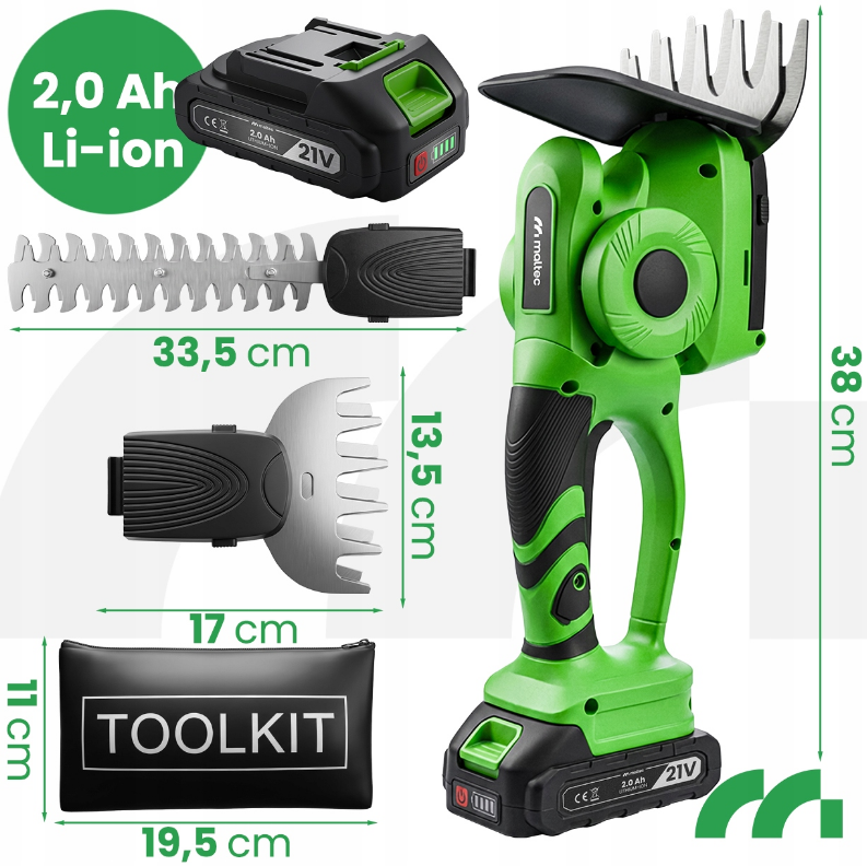 Аккумуляторные ножницы для травы Maltec 500Вт (Польша) Киев - изображение 2