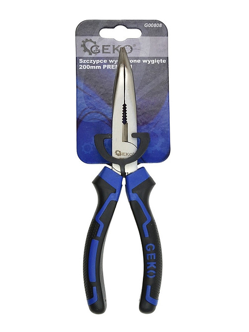 Плоскогубці подовжені вигнуті "GeKo" premium 200 мм Киев - изображение 4