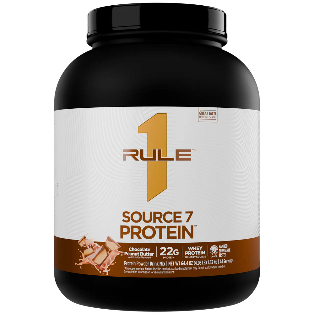 Протеин Rule 1 Source 7 Protein 1830gram (Шоколадно-арахисовое масло) Луцк - изображение 1