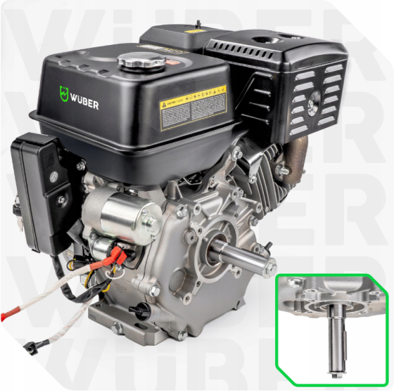 Двигун внутрішнього згоряння 420 см3 15 л.с. ВАЛ 25,4 мм Wuber (Польща) Київ