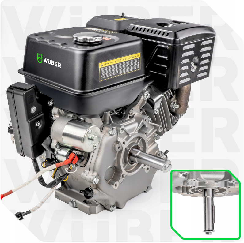 Двигатель внутреннего сгорания 420 см3 15 л.с. ВАЛ 25,4 мм Wuber (Польша) Киев - изображение 4