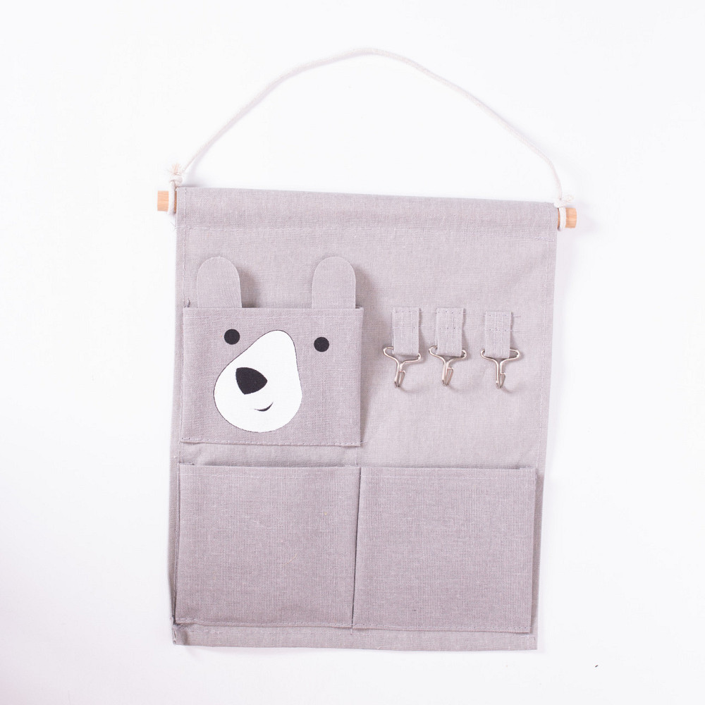 Yiwu Підвісний органайзер на 3 відділення 28×33 (см) Сірий HP-41-12G Коломия - фото 1