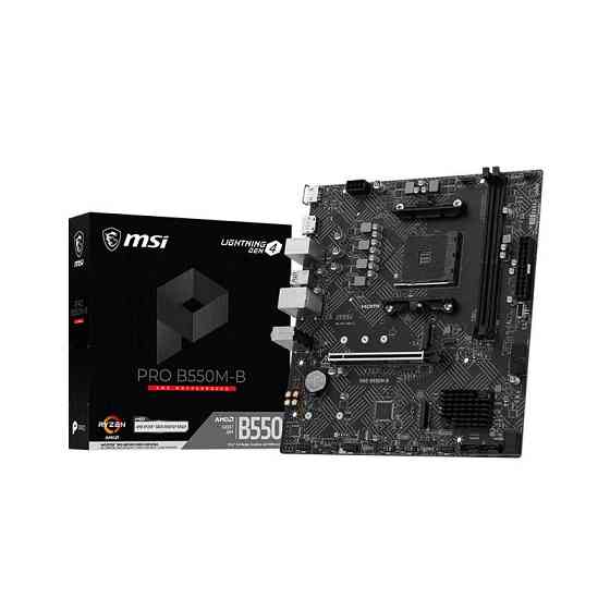Материнська плата MSI Pro B550M-B Socket AM4 ( 14193 ) Харків