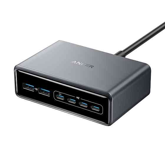 Мережевий зарядний пристрій Anker PowerPort GaNPrime 200 W 4xUSB Type-C, 2xUSB Type-A Black (A2683341) ( 21134 ) Харьков