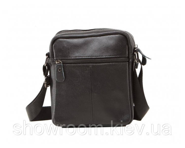Мужская сумка мессенджер Leather Collection (1108) кожаная черная Киев - изображение 2