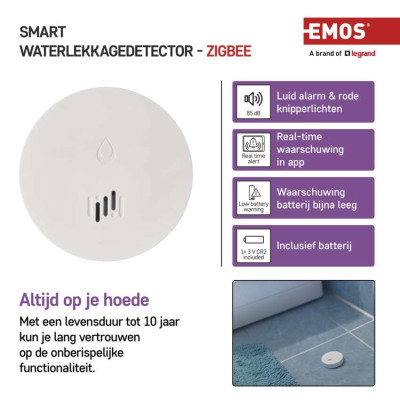 Датчик затоплення EMOS P56000S ZigBee (P56000S) Вінниця - фото 5