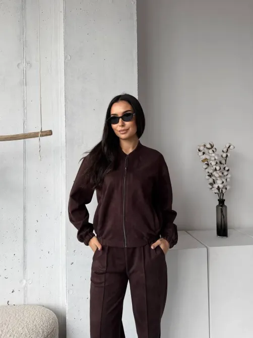 Жіночий костюм із замшу на дайвінгу Одеса - фото 9