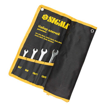 Набір ключів ріжкових 6-32 мм 12 шт (тканин. чохол) CrV Стандарт Мукачево - фото 2