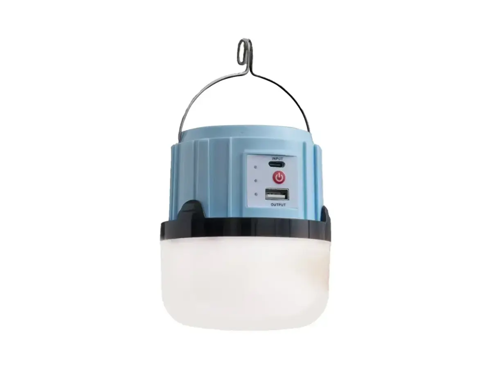 Світлодіодна лампа BL-S18 для кемпінгу, аварійного освітлення та подорожей, Powerbank, USB, сонячна Одеса - фото 4