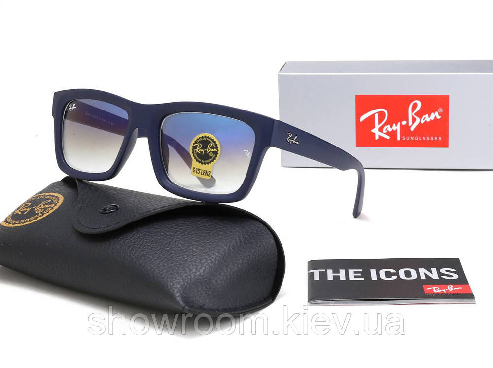 Мужские солнцезащитные очки Rb 4396 синие Киев - изображение 1