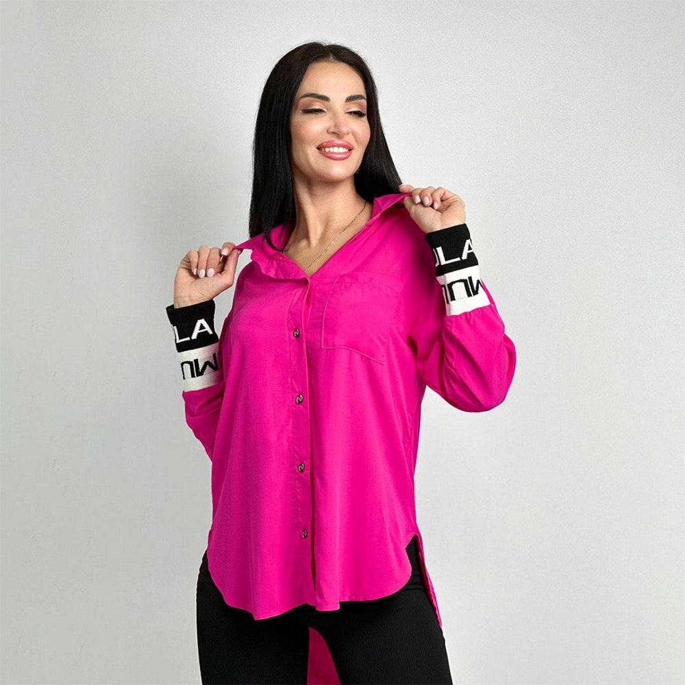 Подовжена жіноча блуза "Michelle" оптом | Батал | Розпродаж моделі Київ - фото 4