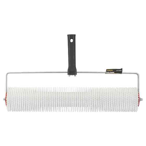 Sigma Валик игольчатый аэрационный для наливного пола 80×400мм с ручкой (рамкообразная) белая и Коломия