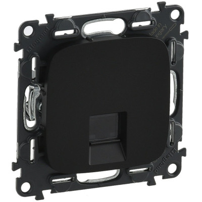 Комп&apos;ютерна розетка Legrand Furniture RJ45 Кат.5е UTP Антрацит (753950) Вінниця - фото 1