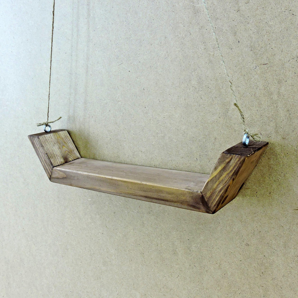 Полиця настінна для квітів "Редонда" капучино Миколаїв - фото 1